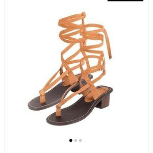 VIX Paula Hermanny Womens VIX Paige Sandal Shoe Lace Up Size US 6 NWT